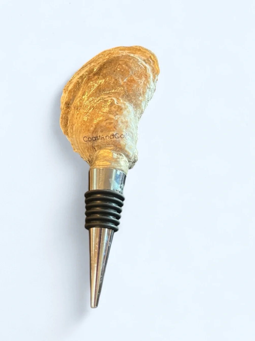 Coast and Cork oyster shell wine stopper